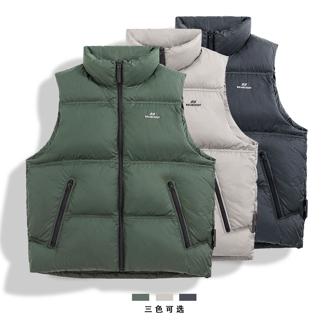 秋冬新款潮流棉马甲立领时尚百搭休闲保暖马夹背心WDC111