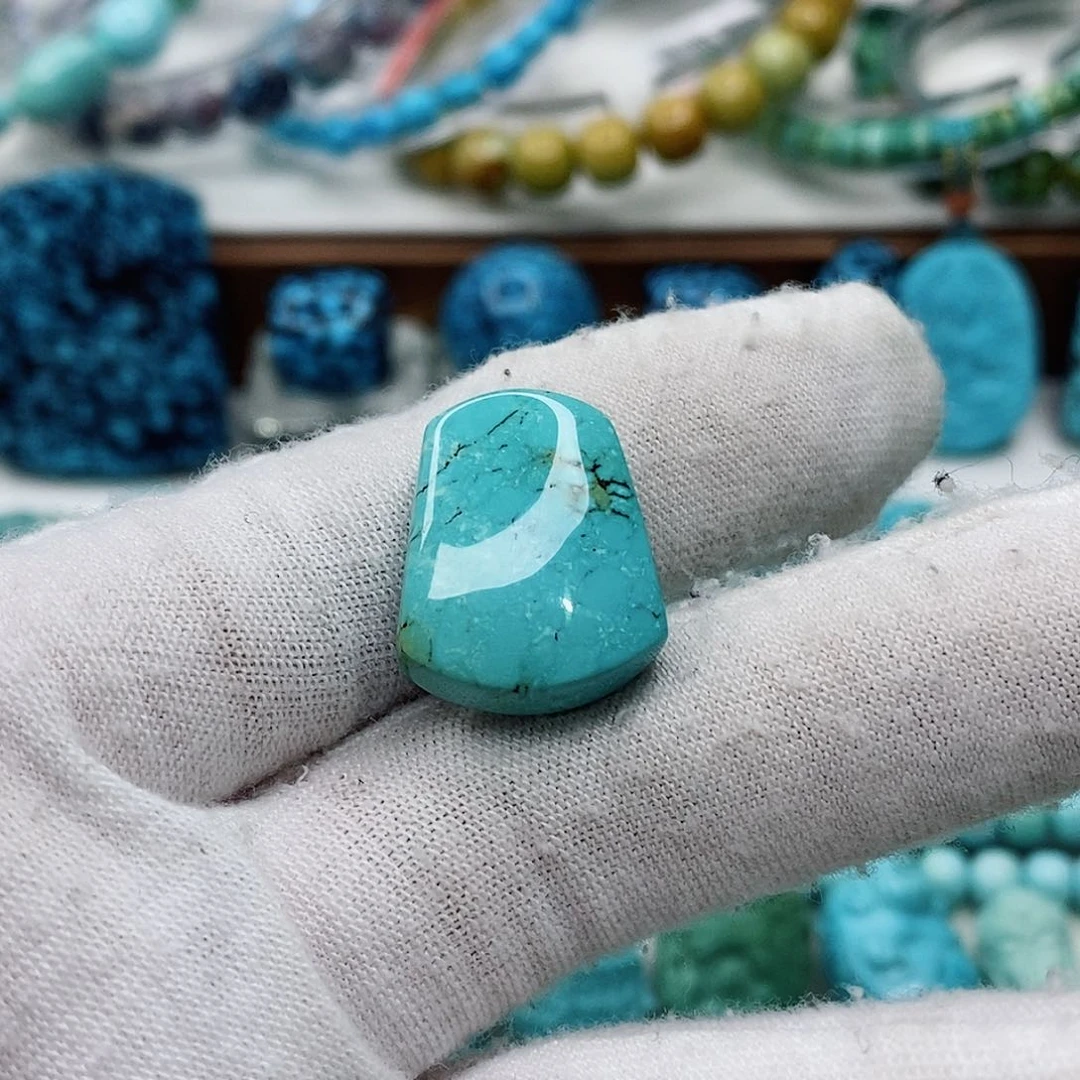 绿松石珠宝奇石未镶嵌巍****r