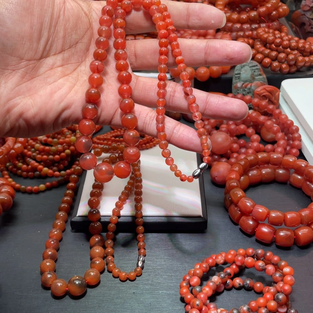 南红玛瑙手链未镶嵌彷****标