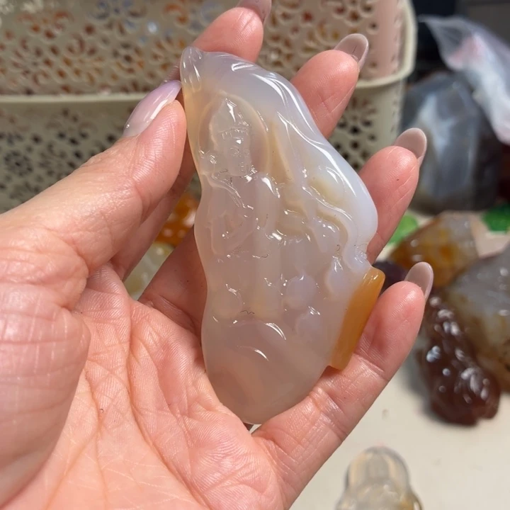 玛瑙/玉髓未镶嵌吊坠(不含链)