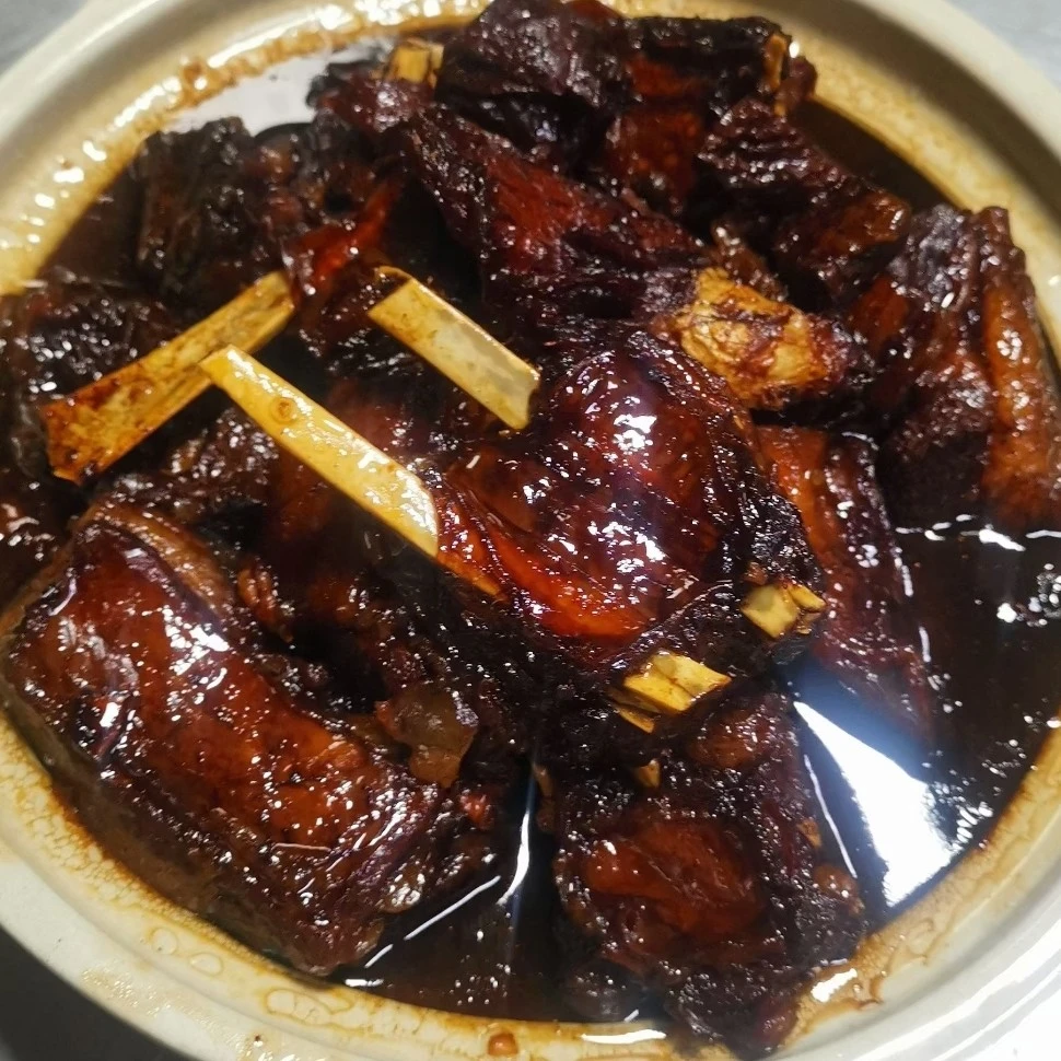 正宗练市红烧柴火羊肉加热即食熟食