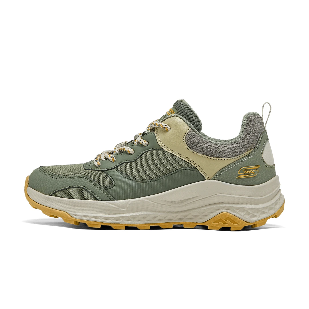 Skechers斯凯奇女士秋冬新款厚底网面透气绑带休闲运动鞋117489