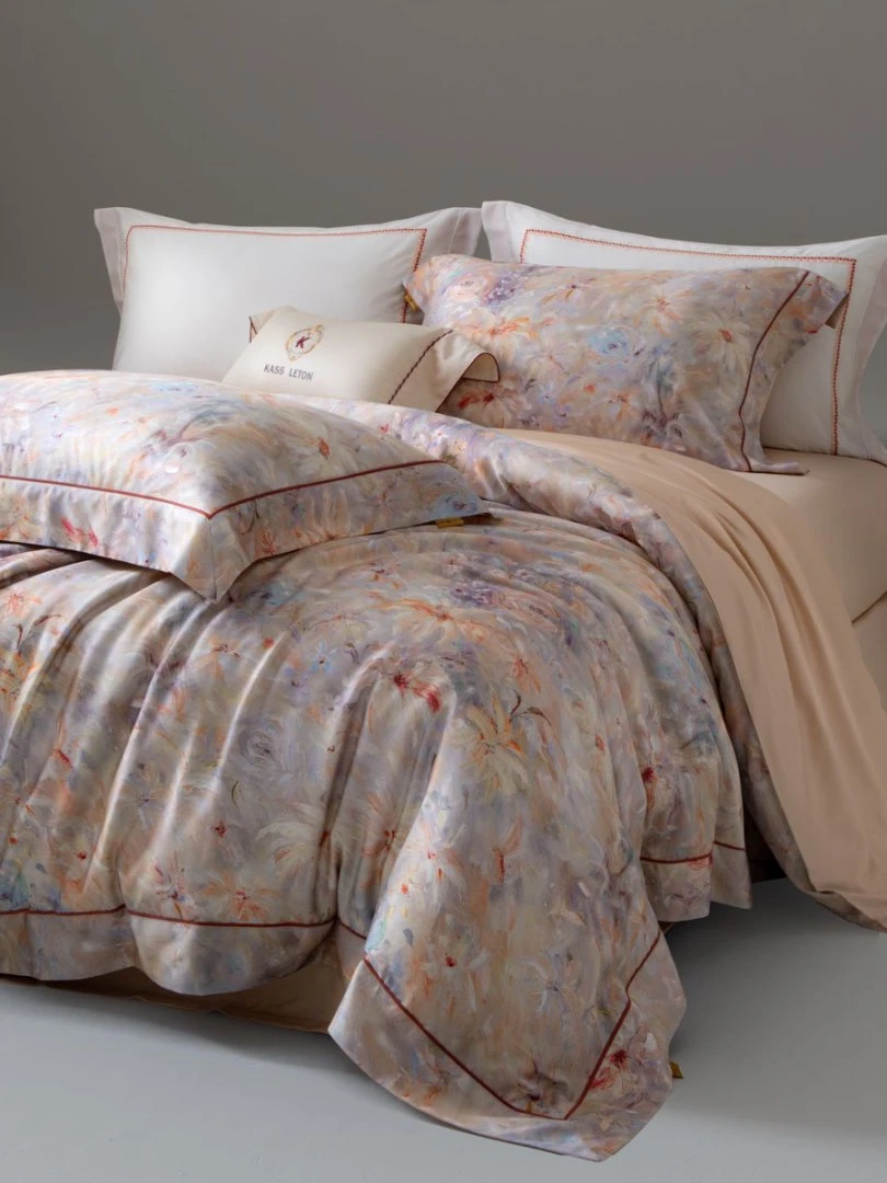 KASS LETON卡诗兰顿|鎏金双萃系列印花四件套 【醉花溪】