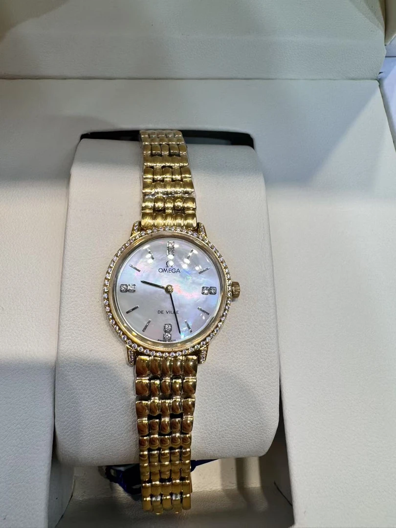 95新 Omega/欧米茄 手动机械腕表/后镶钻/795