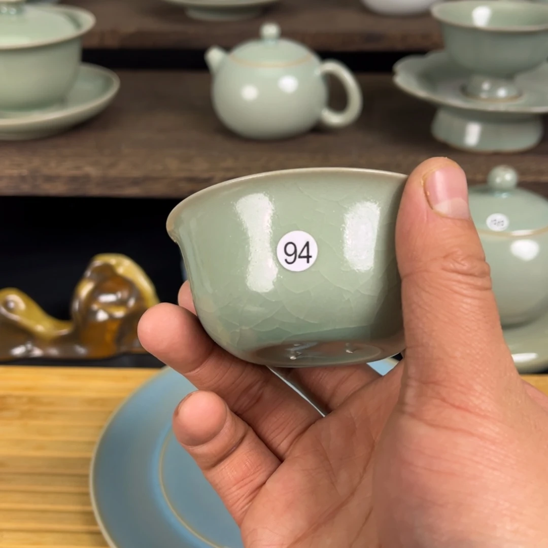 【闪购商品】日**空体验仿古釉汝瓷出汝