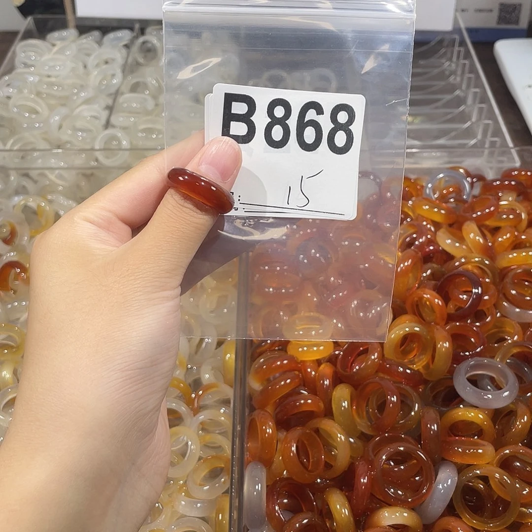 未镶嵌戒指玛瑙/玉髓868
