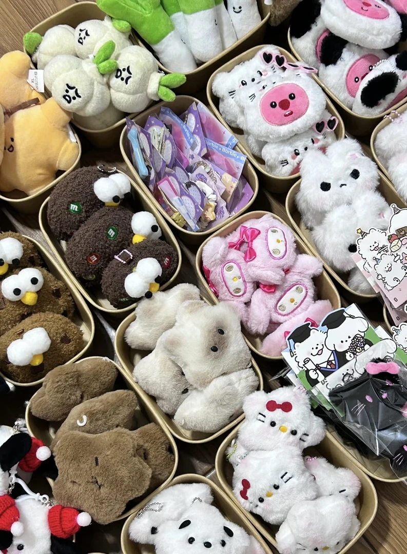 可爱呆萌毛绒玩具挂件