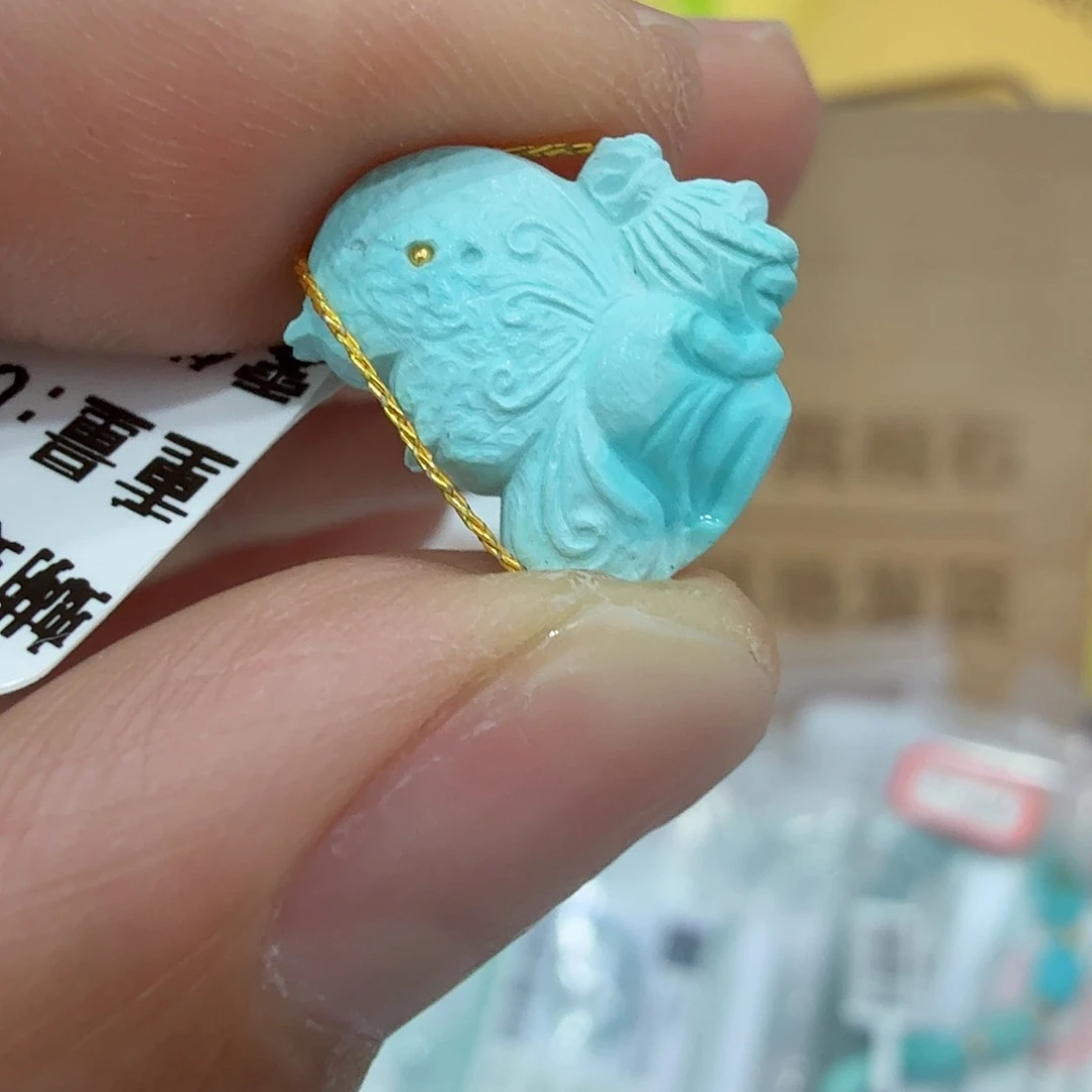 未镶嵌绿松石珠宝奇石