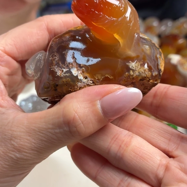 玛瑙/玉髓吊坠(不含链)未镶嵌
