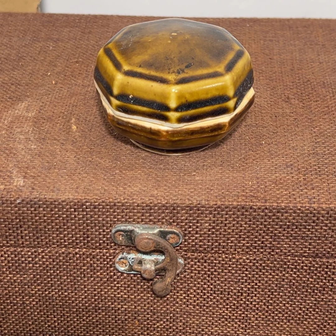 摆件陶空心的玻璃幕玻璃被