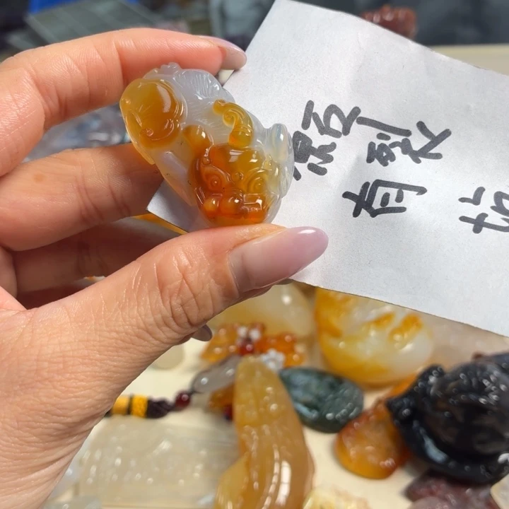玛瑙/玉髓未镶嵌吊坠(不含链)
