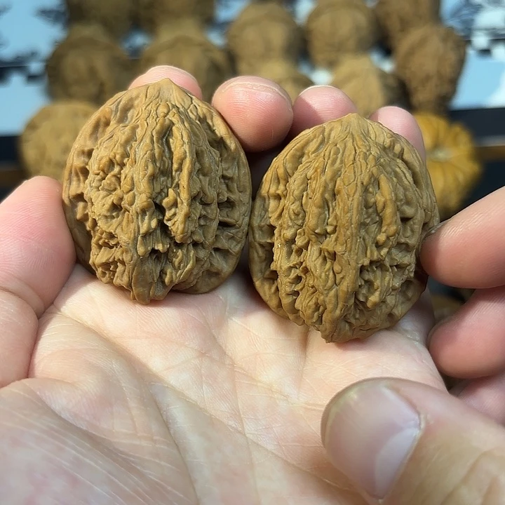 吊坠文玩核桃38虎头