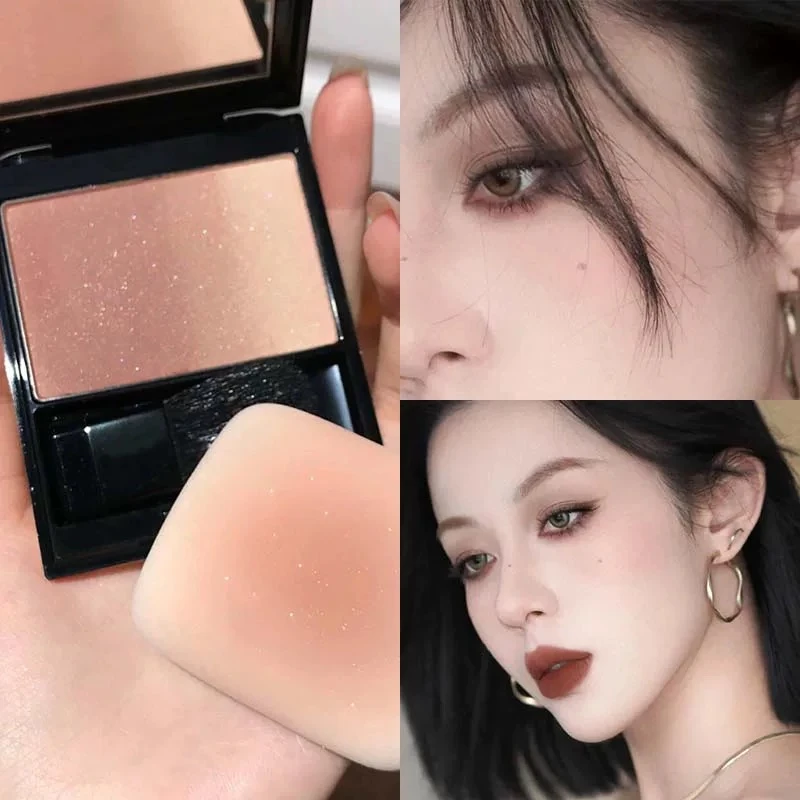 温柔姐姐的狩猎时刻~纯欲渐变腮红自然低饱和肉桂茶棕色提亮日常