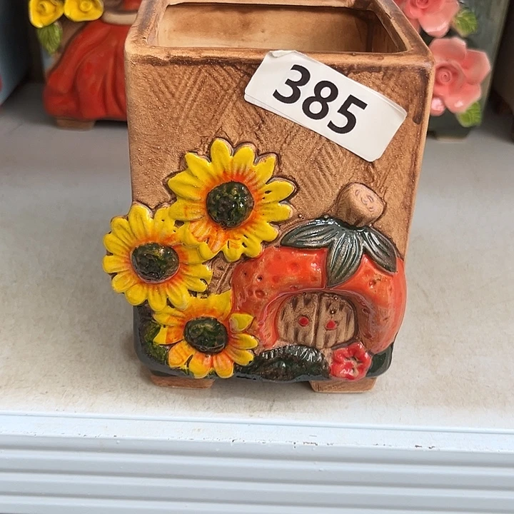 粗陶材质多肉花盆