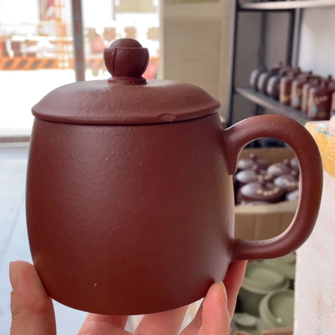 【闪购商品】茶杯紫砂宜兴原矿紫砂盖杯微瑕