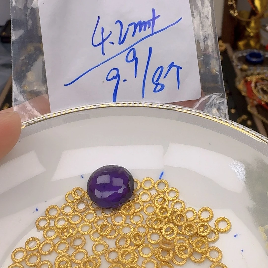 紫晶颈饰银S925镶嵌紫水晶925镶嵌90