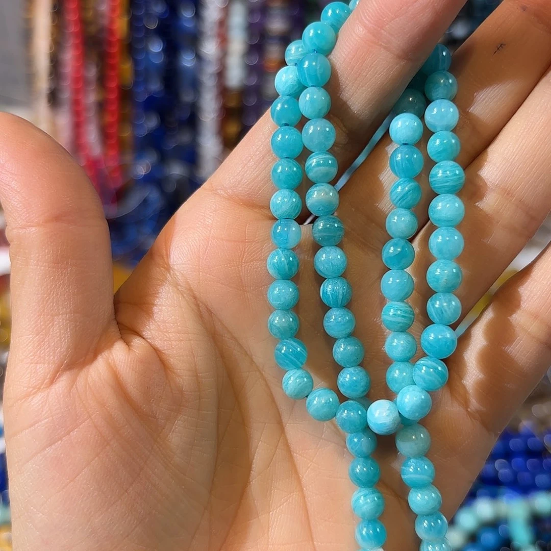 玛瑙/玉髓合金珠宝半成品天河石一条卡6