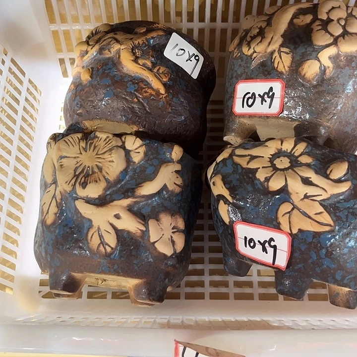 瑕疵粗陶花盆瑕疵