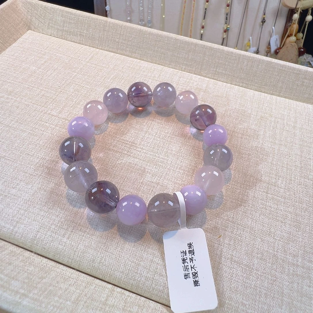 水晶手链未镶嵌紫水多宝