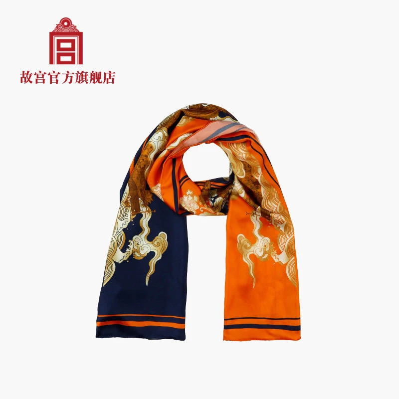 【包残】清明上河图 异想长巾丝巾围巾 礼品 故宫博物院官方旗舰店