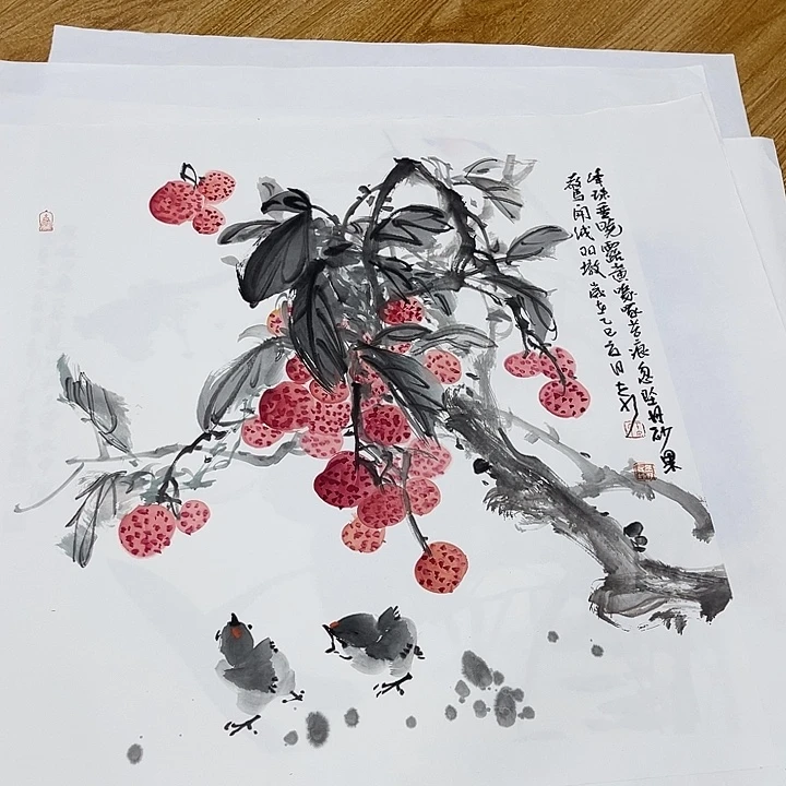 姜奇老师花鸟作品50×50