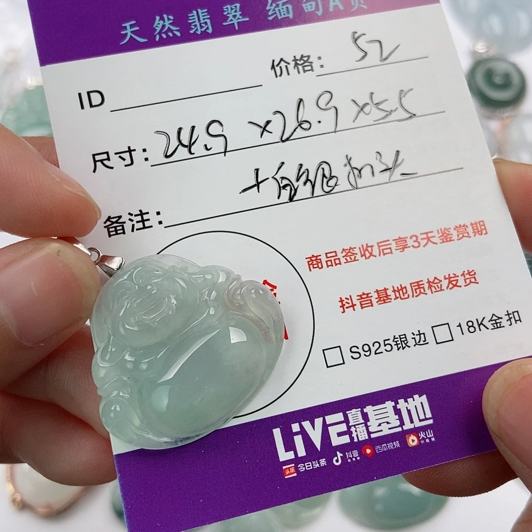 翡翠未镶嵌颈饰翡翠