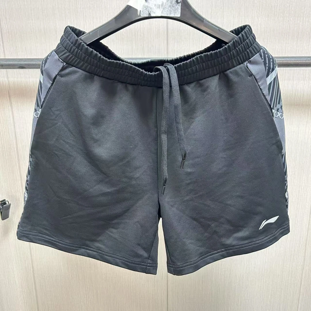 B品以直播展示为主-李宁运动短裤女子透气宽松休闲短裤AAYQ112