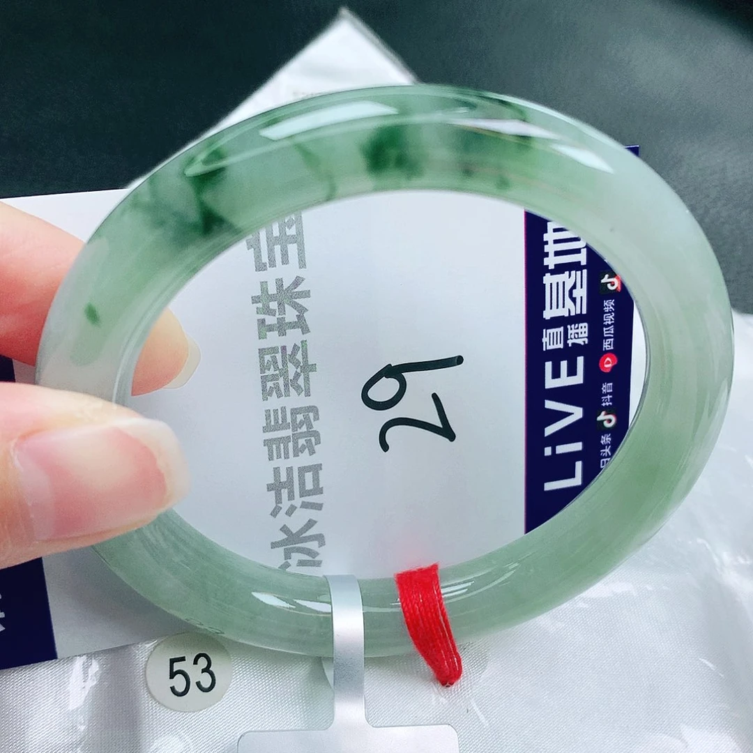 翡翠未镶嵌手镯缅甸天然A货翡翠手镯