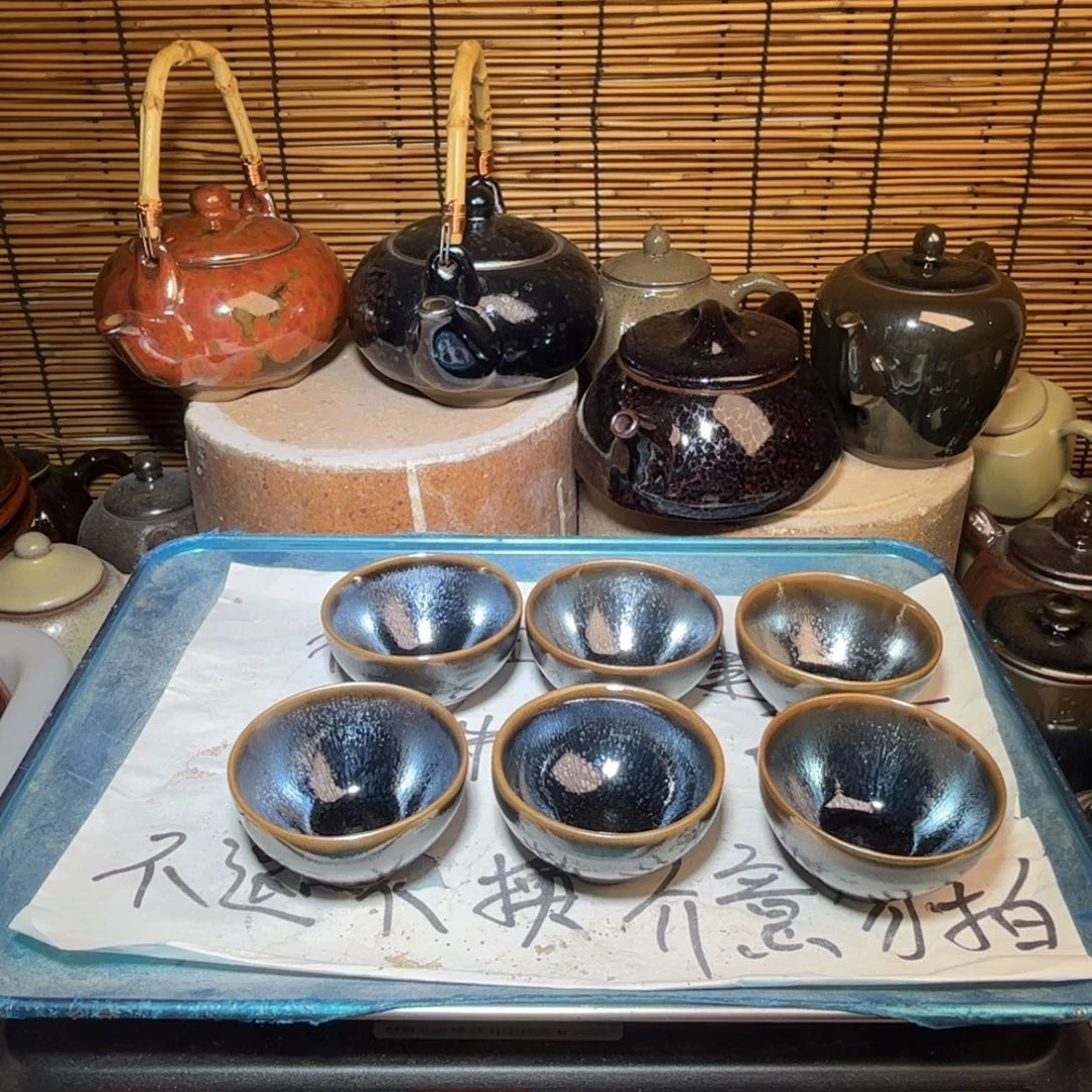 茶盏建窑建盏 微瑕作品