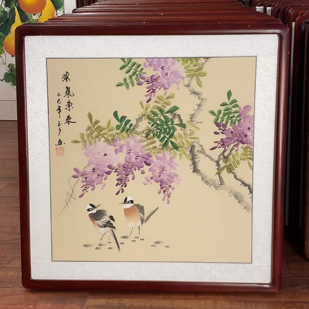 国画带框尺寸63*63厘米