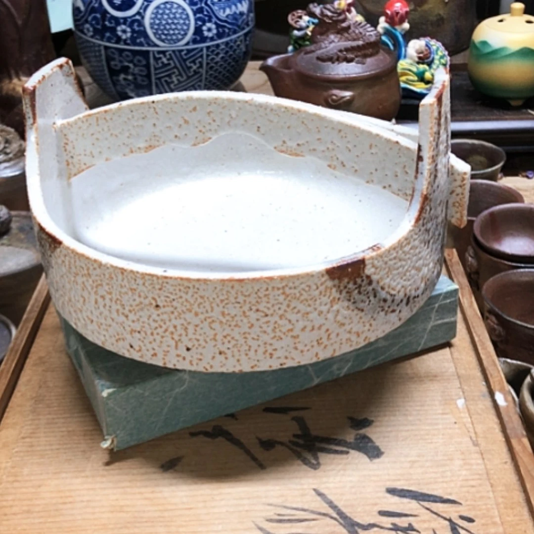 【闪购商品】碗志野烧直径17高10