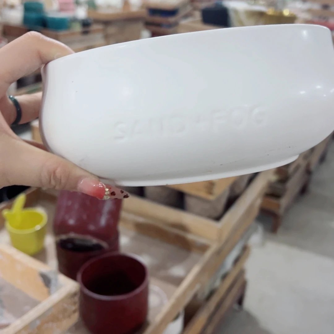 有孔，陶瓷花盆满10米包邮发货