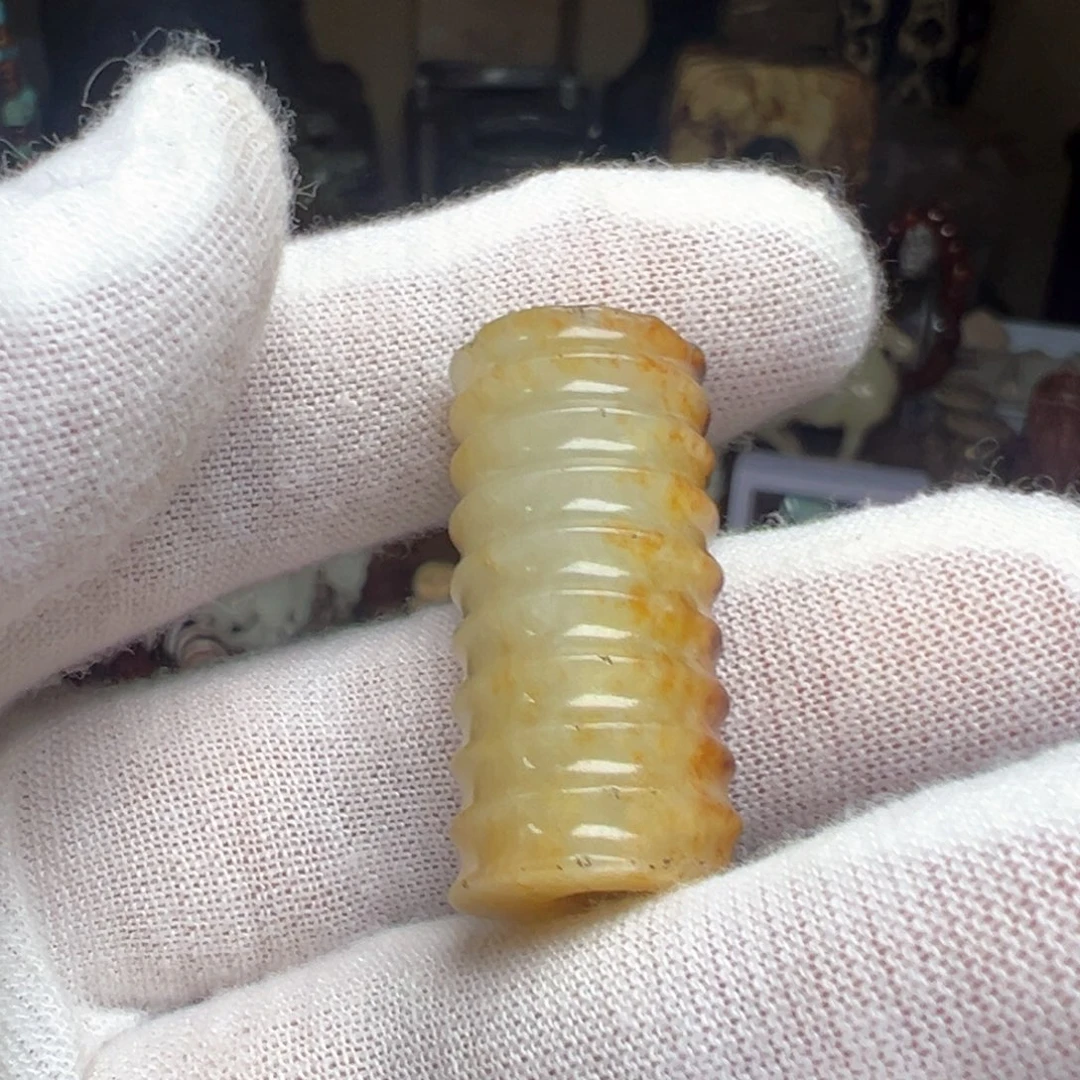 和田玉未镶嵌颈饰九****车