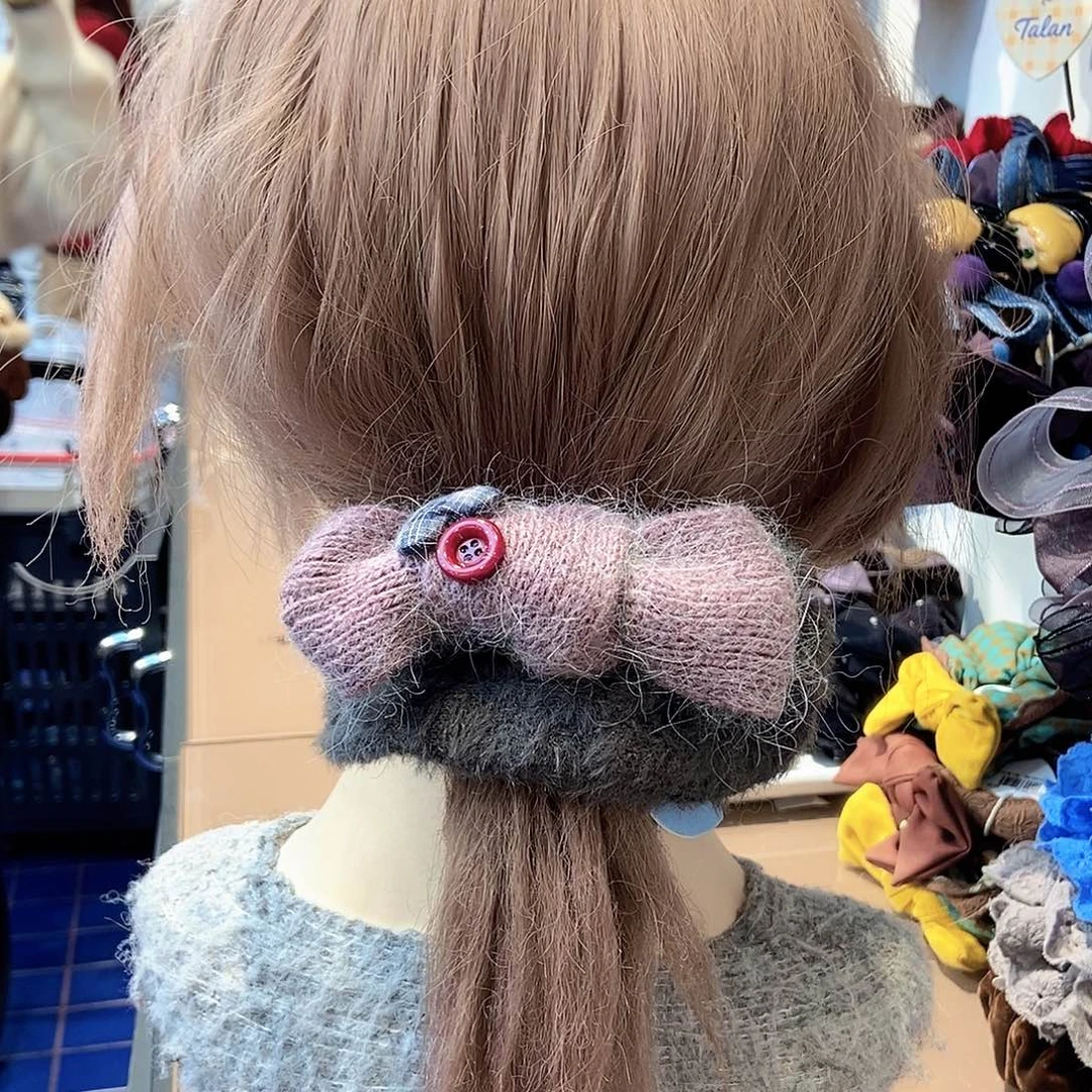 布艺非金属新款发圈