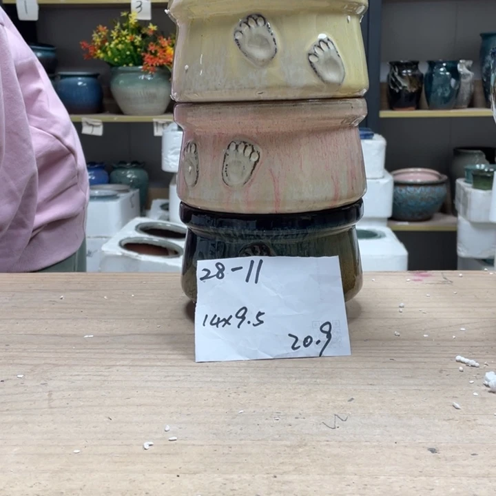 紫砂花盆多肉花盆微瑕11