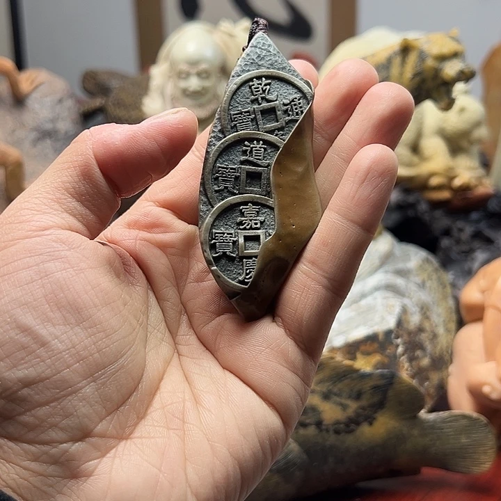 戈壁石戈壁石手把件