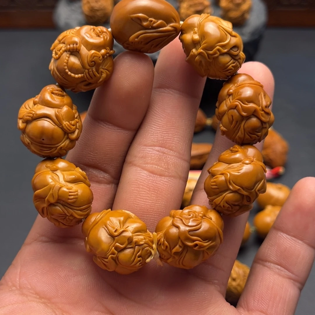 手串/手链橄榄核弥勒核雕