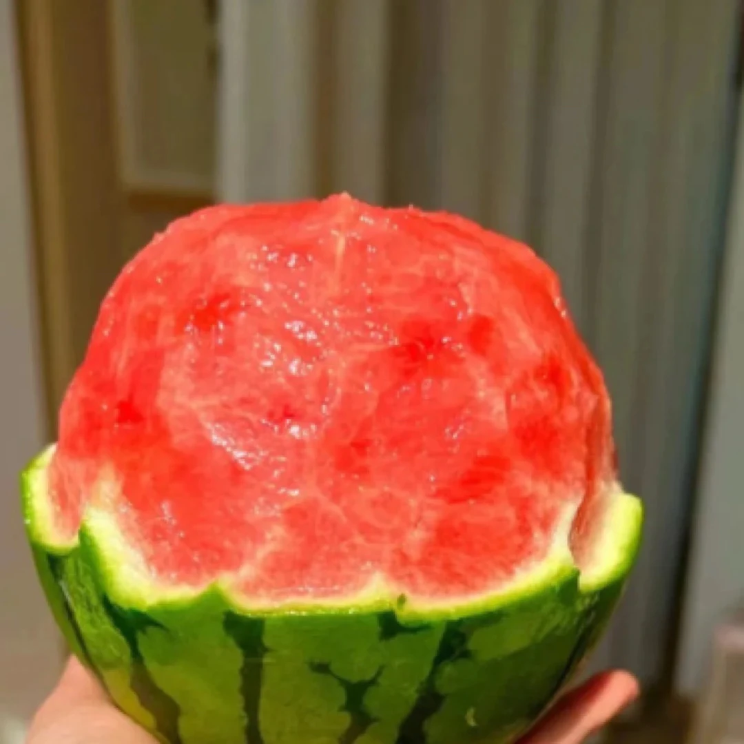 【京东包邮】大荔小糖丸西瓜吊篮西瓜好吃皮薄脆甜2-7斤陕西省