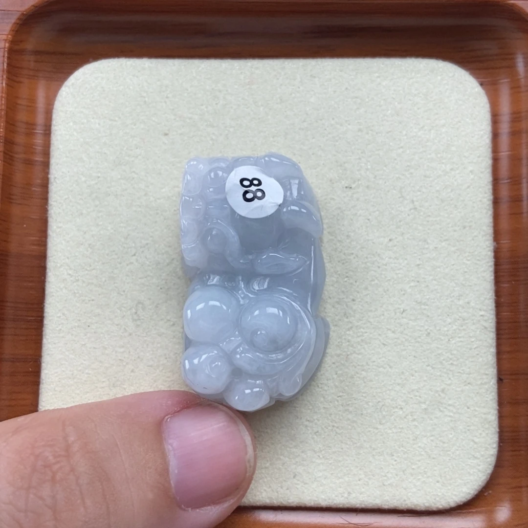 颈饰未镶嵌翡翠霸王貔貅吊坠