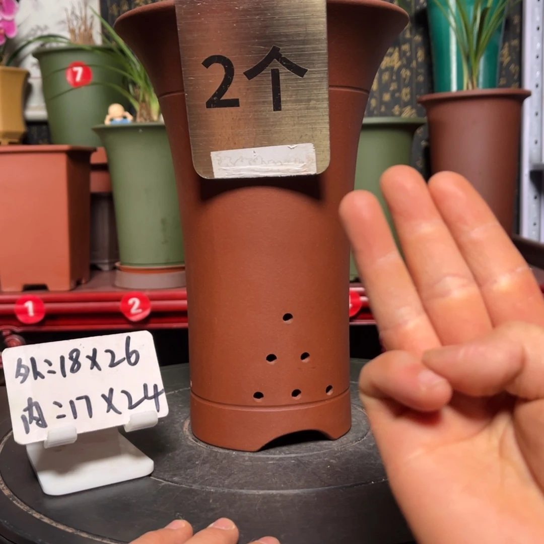 紫砂花盆紫砂花盆