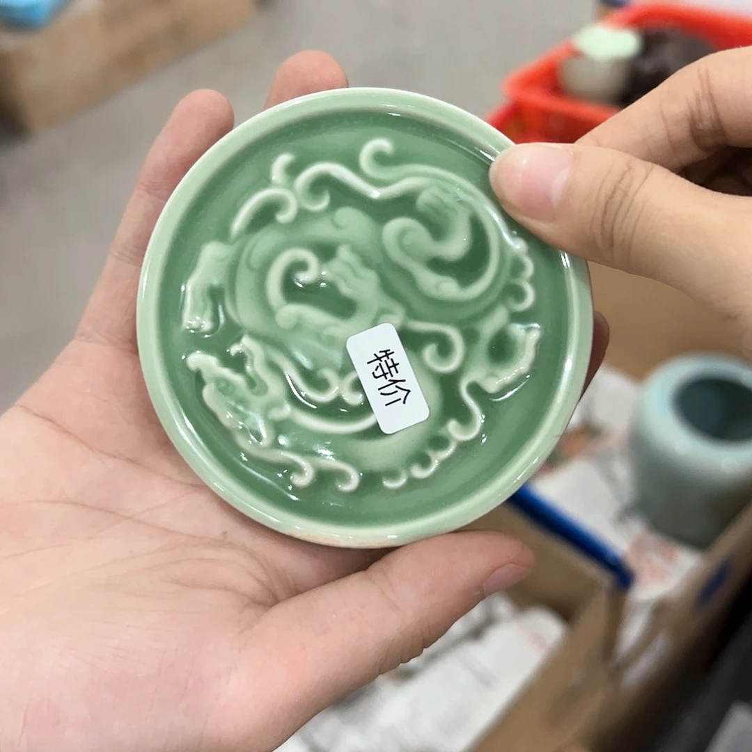 龙泉云间青瓷小米茶器
