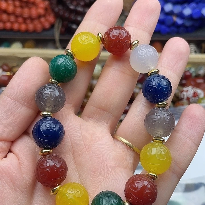 玛瑙/玉髓未镶嵌手链