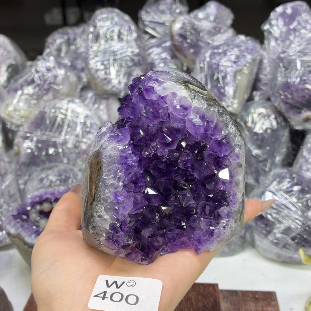 未镶嵌紫晶摆件紫水晶