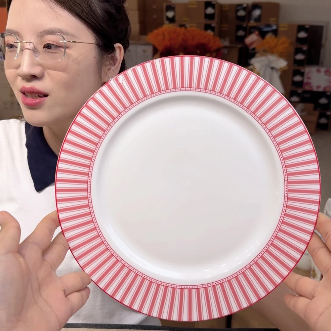 骨瓷10.5英寸平盘27cm一个大盘