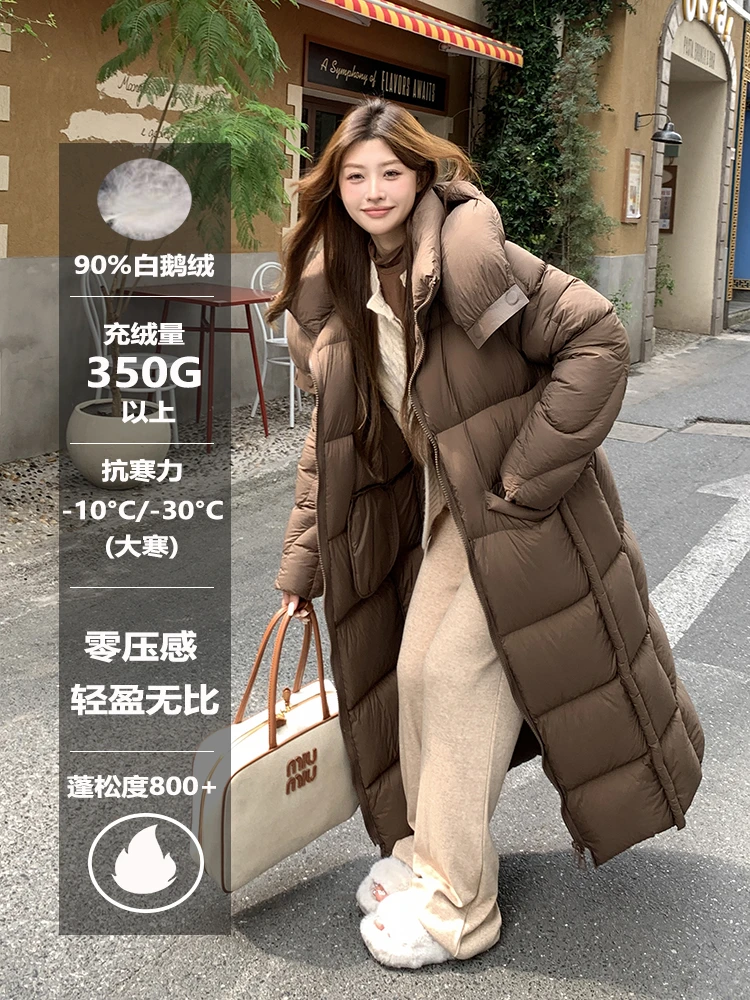 【轻柔泡芙】90白鹅绒拥抱温暖百搭时尚聚保暖蓬蓬羽绒服时髦
