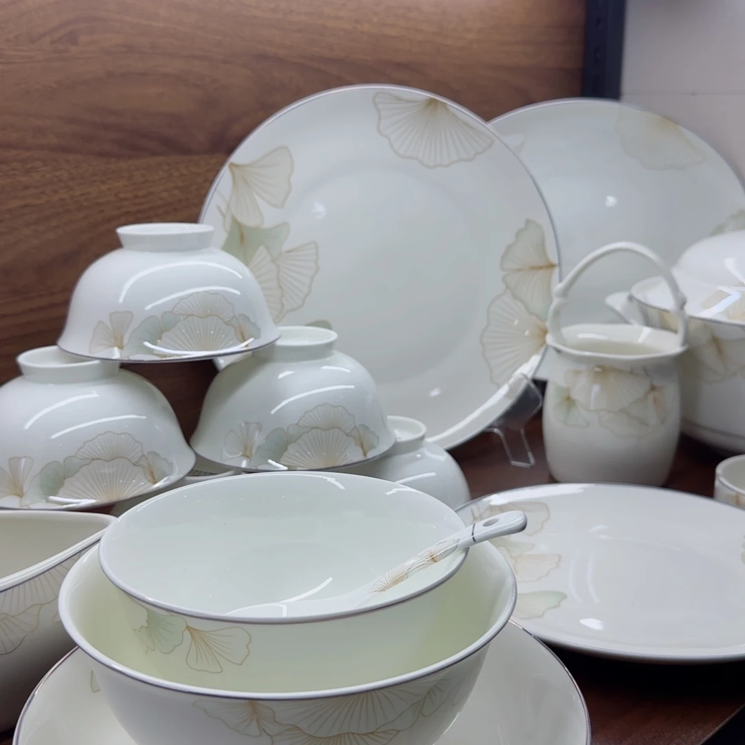 为***芳45%以上骨粉骨瓷碗盘勺子自由组合链接