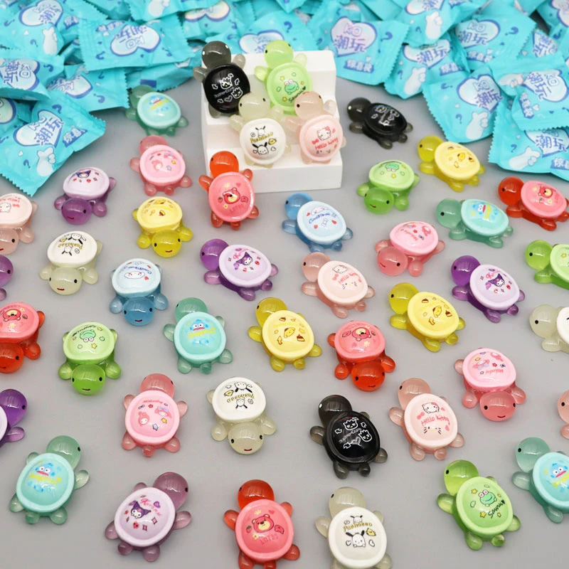 仿真卡通夜光大乌龟盲袋对对碰拆拆乐盲盒树脂玩具小学生奖品礼物