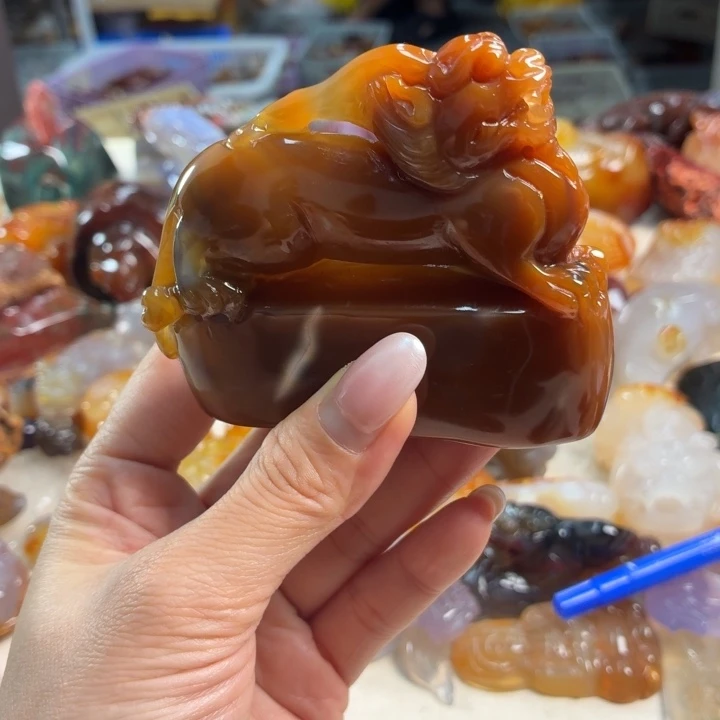 玛瑙/玉髓未镶嵌吊坠(不含链)