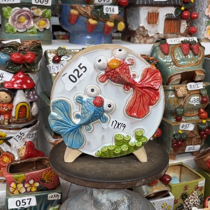 紫砂花盆粗陶材质多肉花盆