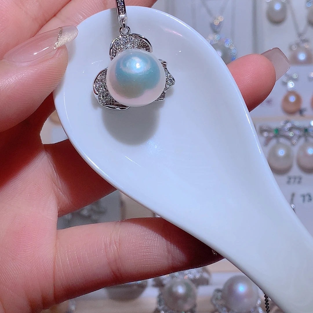 吊坠(赠链)未镶嵌淡水珍珠14.8mm